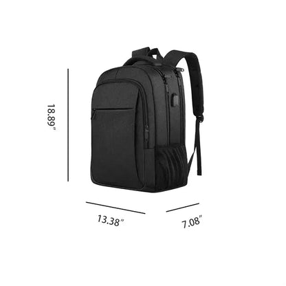 Laptop Backpack Luggage with USB Port Ideal Work Travel Bag