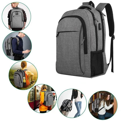 Laptop Backpack Luggage with USB Port Ideal Work Travel Bag