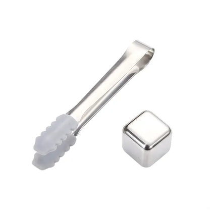 6 Pcs Stainless Steel Ice Cube Set