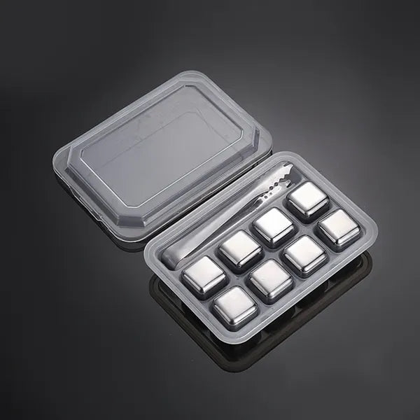 6 Pcs Stainless Steel Ice Cube Set
