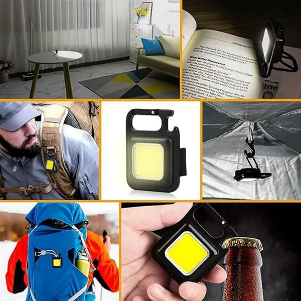 Rechargeable COB Worklight with Carabiner