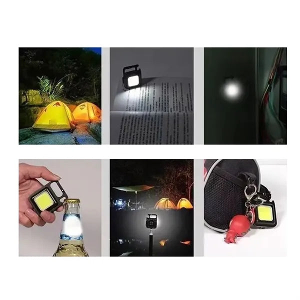 Rechargeable COB Worklight with Carabiner