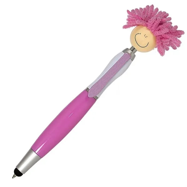 Multicultural Screen Cleaner With Stylus Pen