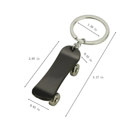 MOQ50 Skateboard Keychain Business Gift Customizable Logo