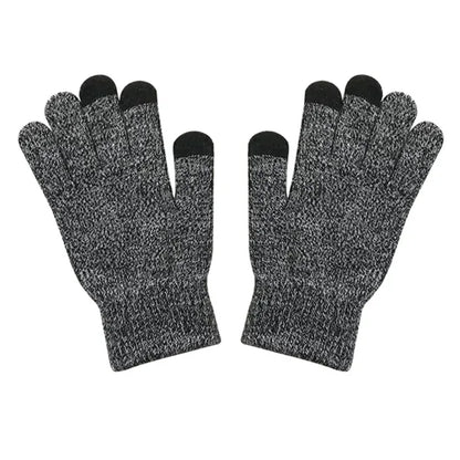 Warm Acrylic Gloves With Fleece Lining Custom Logo Option