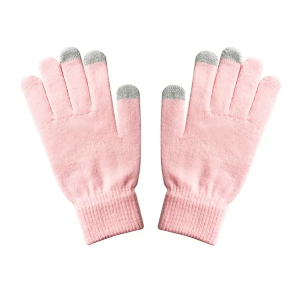 Warm Acrylic Gloves With Fleece Lining Custom Logo Option