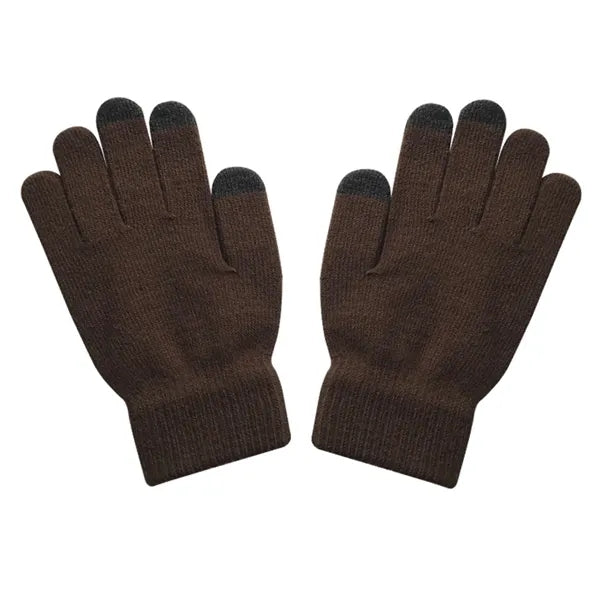 Warm Acrylic Gloves With Fleece Lining Custom Logo Option