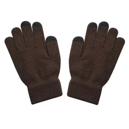 Warm Acrylic Gloves With Fleece Lining Custom Logo Option