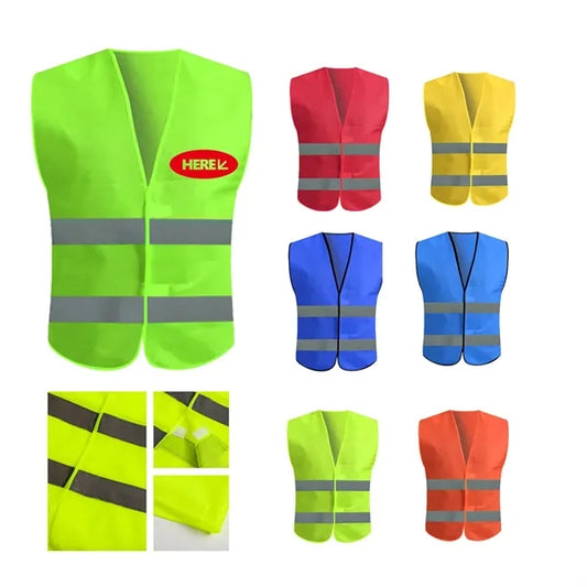 High-Visibility Reflective Safety Vest With Custom Logo