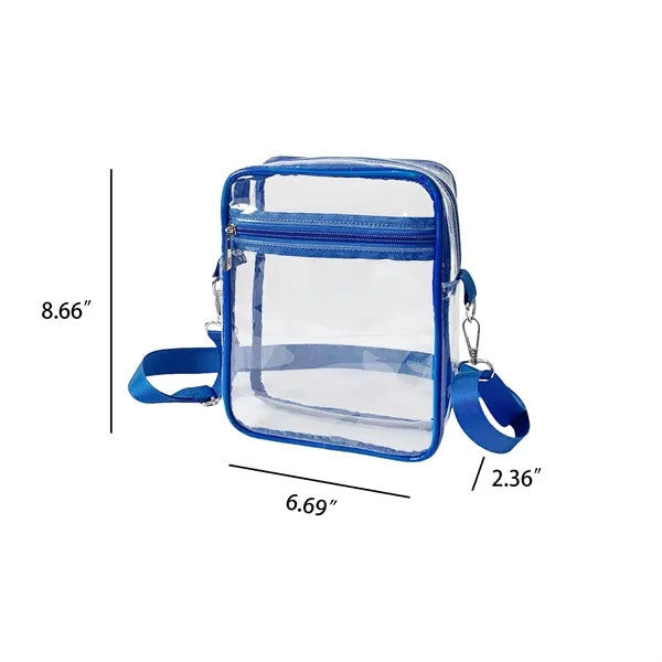 Clear Purse Stadium Messenger Bag CrossBody Concerts Sports