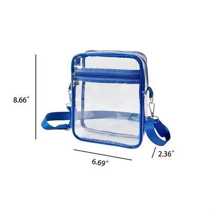 Clear Purse Stadium Messenger Bag CrossBody Concerts Sports