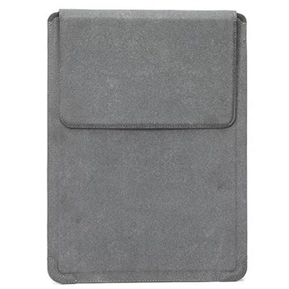Laptop Sleeve Case Leather Bag Adjustable Stand Portable