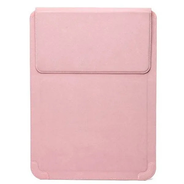 Laptop Sleeve Case Leather Bag Adjustable Stand Portable