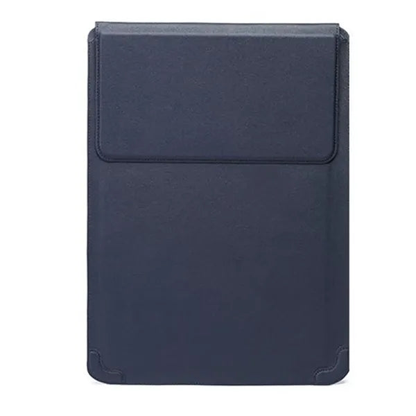 Laptop Sleeve Case Leather Bag Adjustable Stand Portable