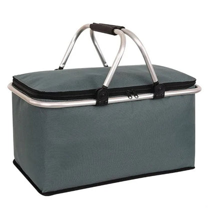 Foldable Lunch Insulated Large Tote Cooler Bag Box Pail Hot