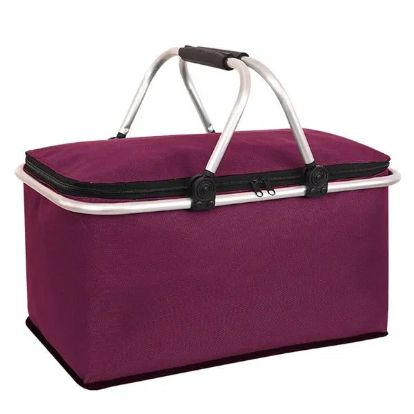 Foldable Lunch Insulated Large Tote Cooler Bag Box Pail Hot