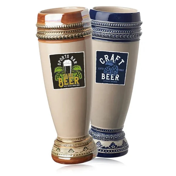 15 oz. Bremen Ceramic Pilsner Glass