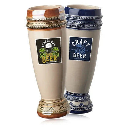 15 oz. Bremen Ceramic Pilsner Glass