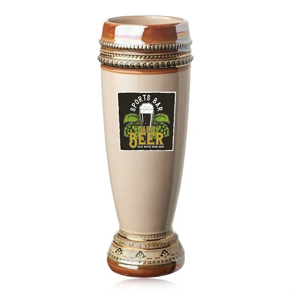 15 oz. Bremen Ceramic Pilsner Glass