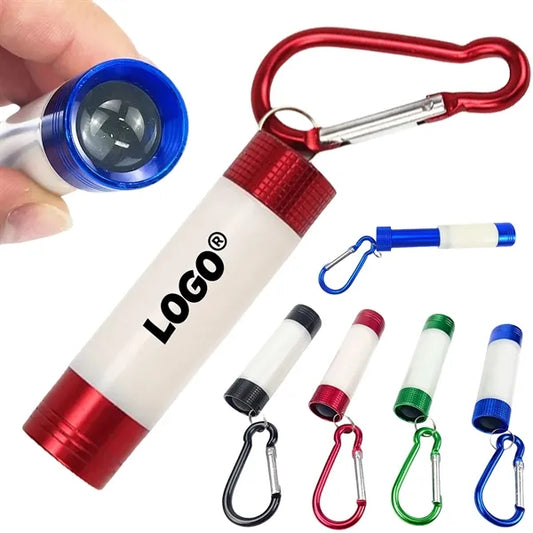 LED Flashlight Mini Portable Pocket Keychain Retractable