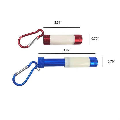 LED Flashlight Mini Portable Pocket Keychain Retractable