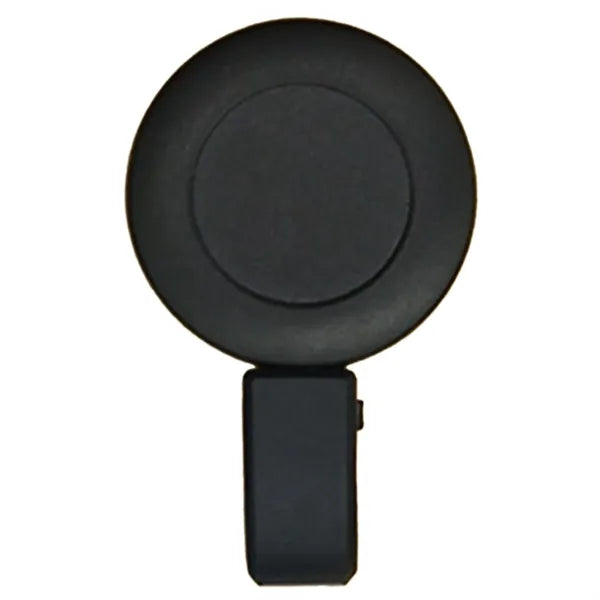 Retractable Round Badge Reel Holder w/ Plastic Foldable clip
