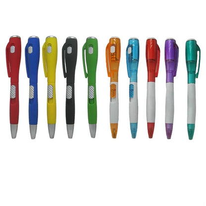 Flashlight Ballpoint Pen Press Lighting LED Advertising
