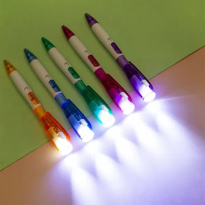 Flashlight Ballpoint Pen Press Lighting LED Advertising