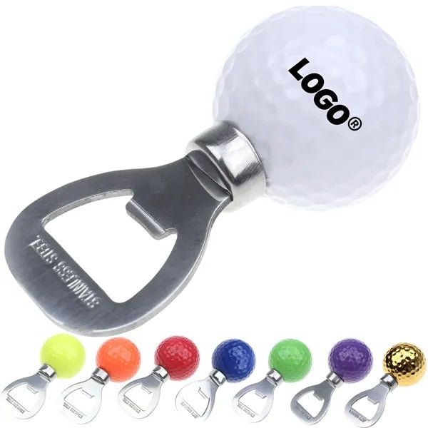 Golf Metal Beer Opener Bottle Corkscrew Drill Bits Tool Bar
