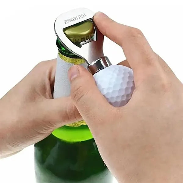 Golf Metal Beer Opener Bottle Corkscrew Drill Bits Tool Bar