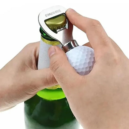 Golf Metal Beer Opener Bottle Corkscrew Drill Bits Tool Bar