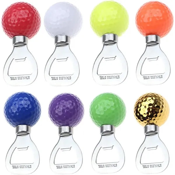 Golf Metal Beer Opener Bottle Corkscrew Drill Bits Tool Bar