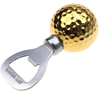 Golf Metal Beer Opener Bottle Corkscrew Drill Bits Tool Bar