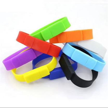 16GB Flash Drives Bracelet Bulk USB Wristband Data Storage