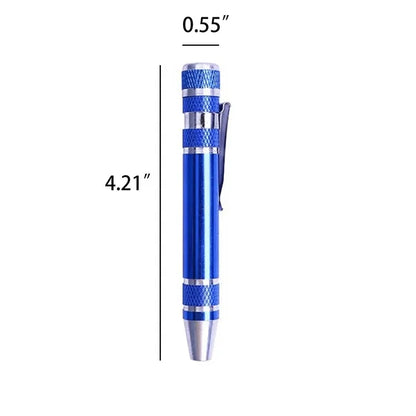 8 in 1 Pen Screwdriver Handy Tool Magnetic Mini Gadgets Gift