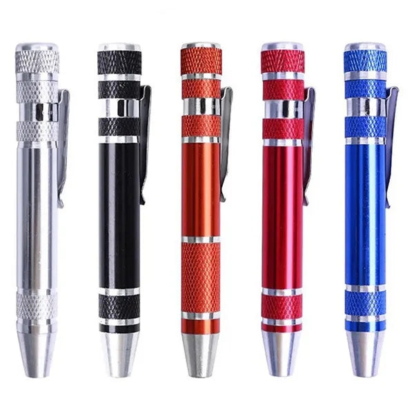 8 in 1 Pen Screwdriver Handy Tool Magnetic Mini Gadgets Gift