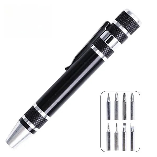 8 in 1 Pen Screwdriver Handy Tool Magnetic Mini Gadgets Gift