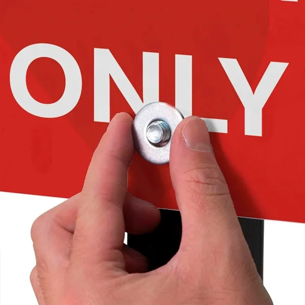 60" Rover Portable Sign Post Single-Sided Kit