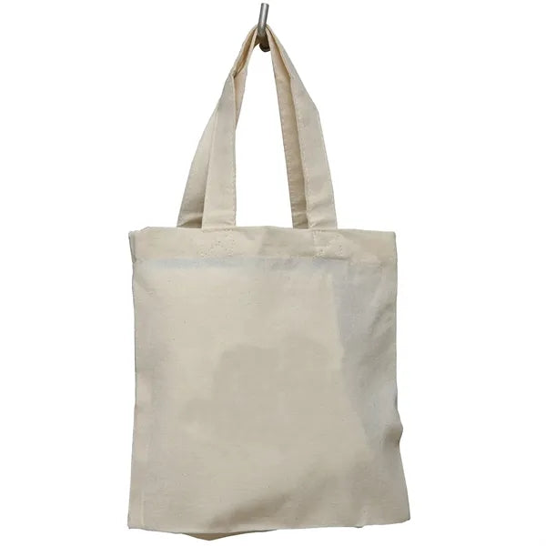 7 OZ Small Cotton Tote Bag W/ 12" Handle