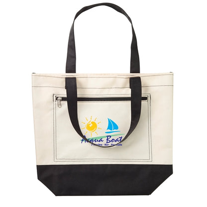 Boat and Beach Tote Bag