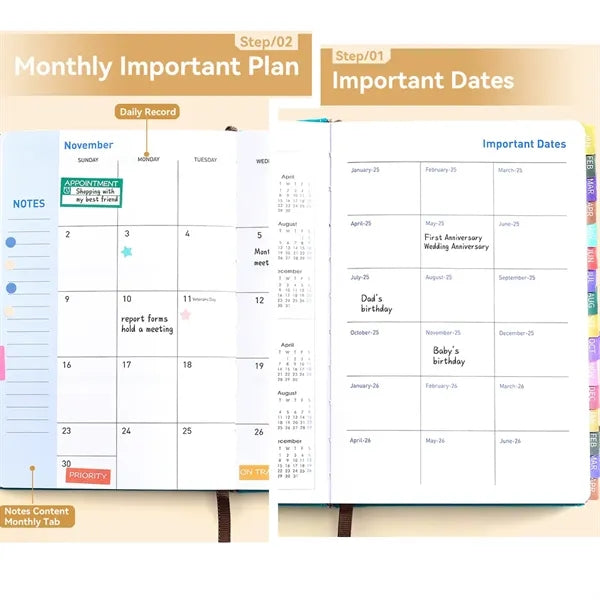 Daily Planner 2025-2026