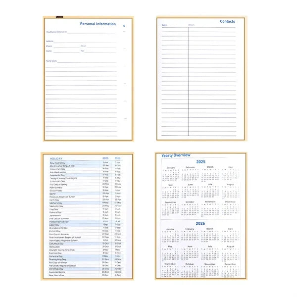 Daily Planner 2025-2026