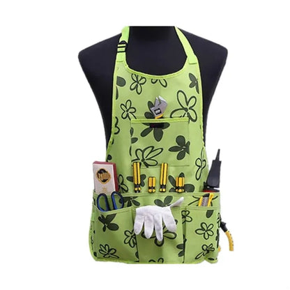 Oxford Cloth Work Apron With Tool Pockets