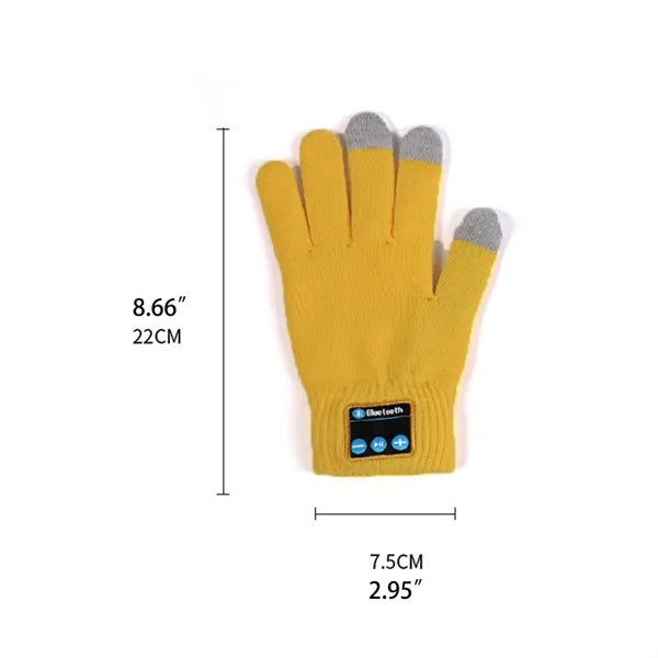 Bluetooth Warm Touch Screen Music Gloves
