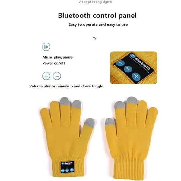Bluetooth Warm Touch Screen Music Gloves