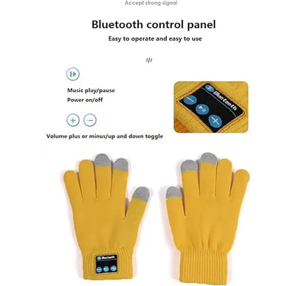 Bluetooth Warm Touch Screen Music Gloves