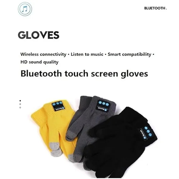 Bluetooth Warm Touch Screen Music Gloves