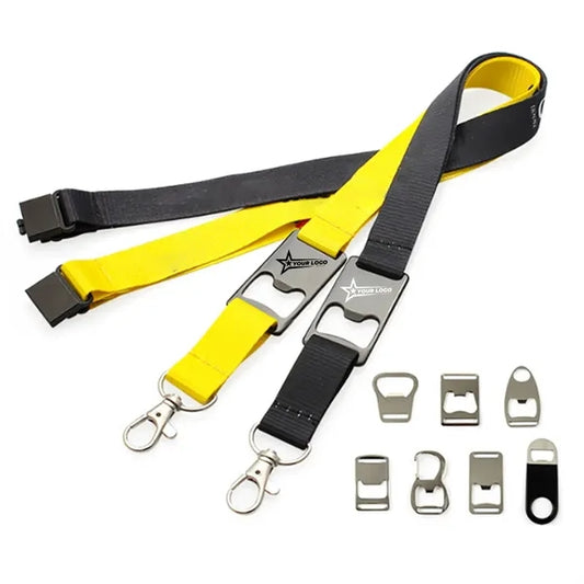 Bottle Opener Clip W/ Lanyard For Bartender Restaurant Bar