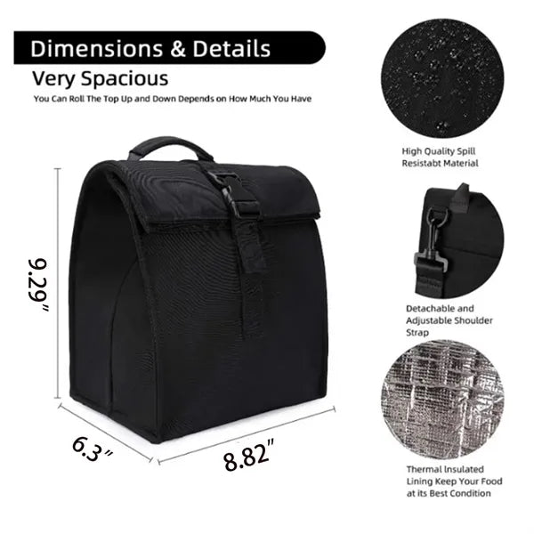 Portable Insulated Folding Lunch Bag Lightweight  Box