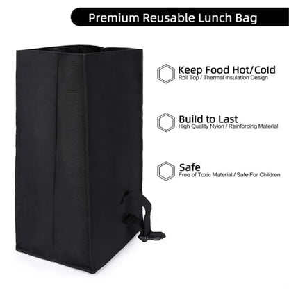 Portable Insulated Folding Lunch Bag Lightweight  Box